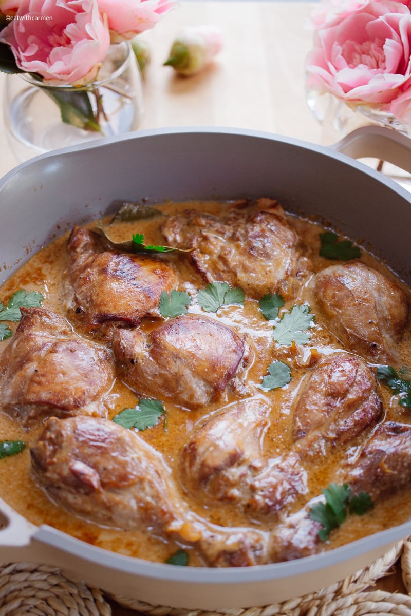coconut chicken adobo