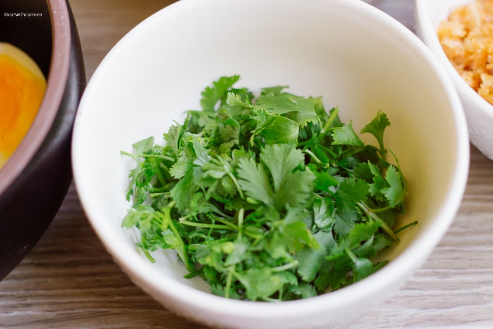 cilantro arroz caldo