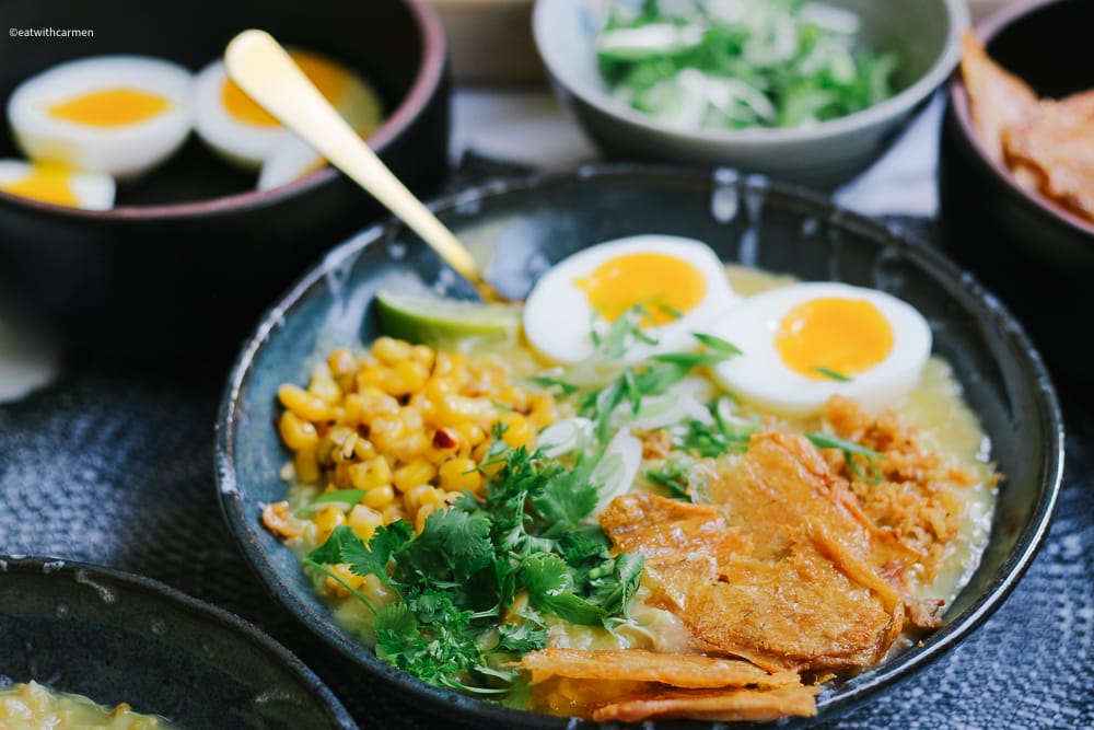 delicious bowl of arroz caldo anytime of the year