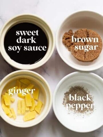ingredients for marinade