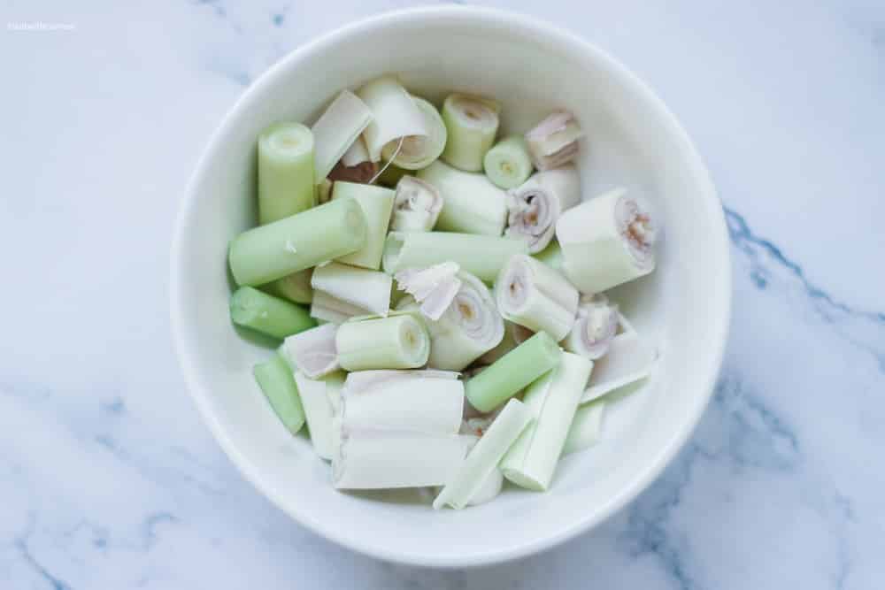 lemongrass white part only