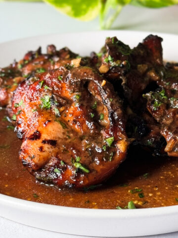 maple balsamic chicken thighs