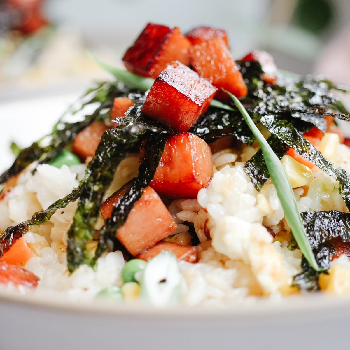 Eat with Carmen food blog musubi Spam Fried Rice