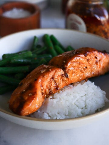 best air fryer asian salmon