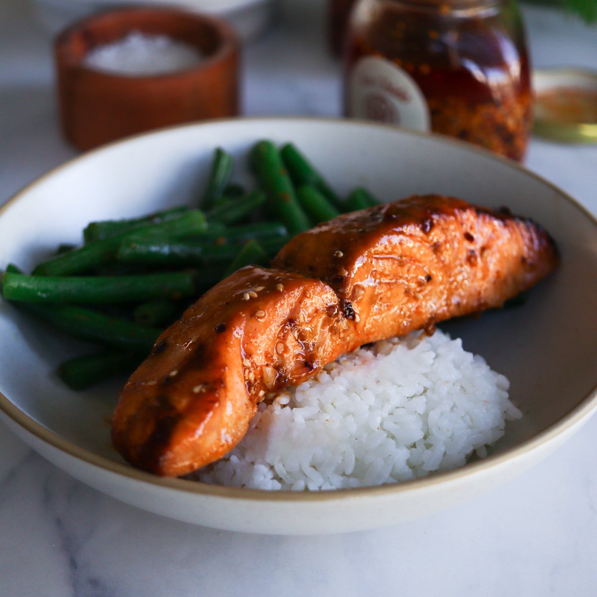 best air fryer asian salmon