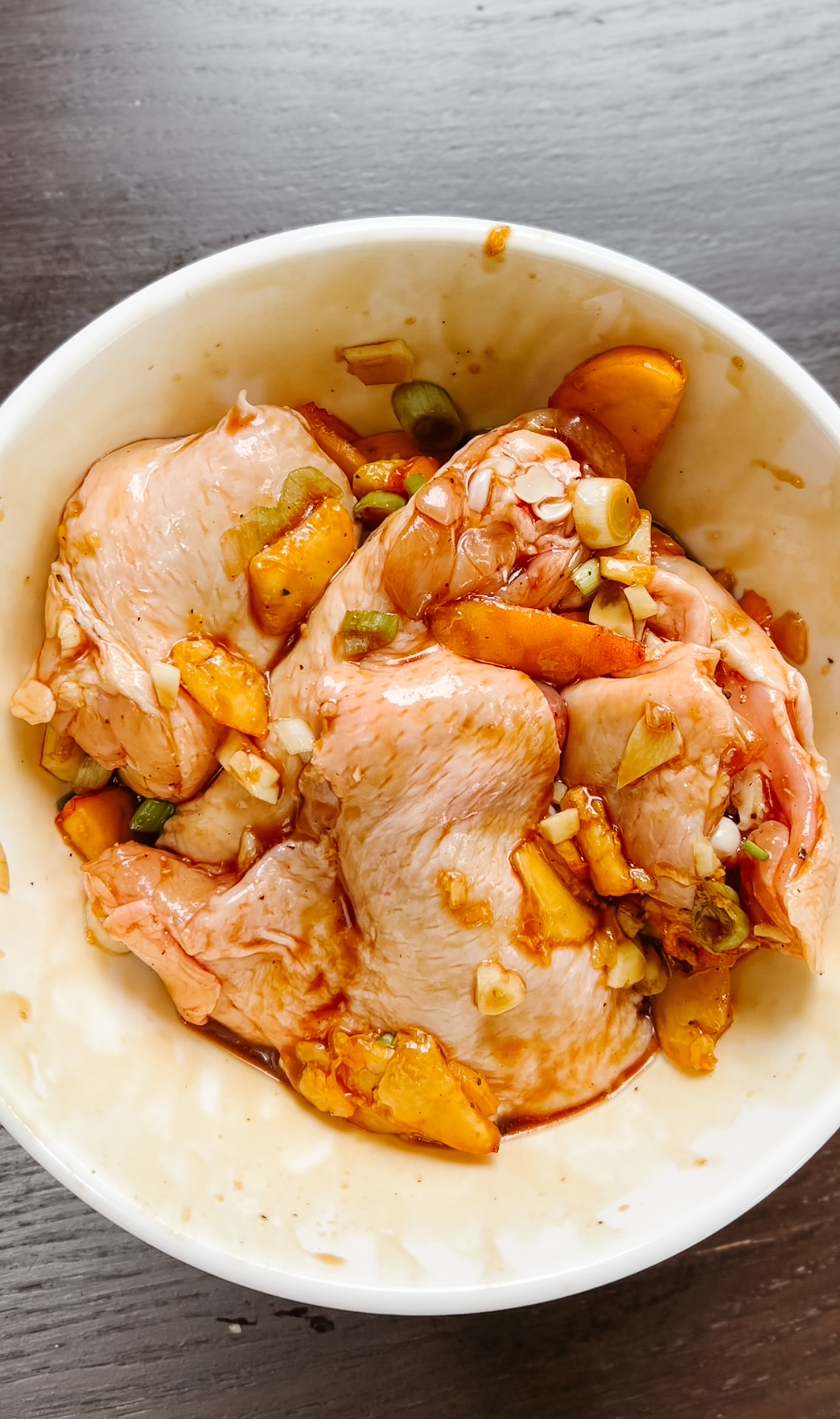 peach marinade chicken thighs