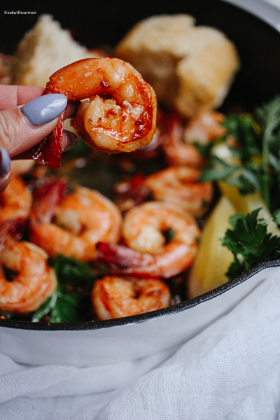 butter garlic prawns recipe