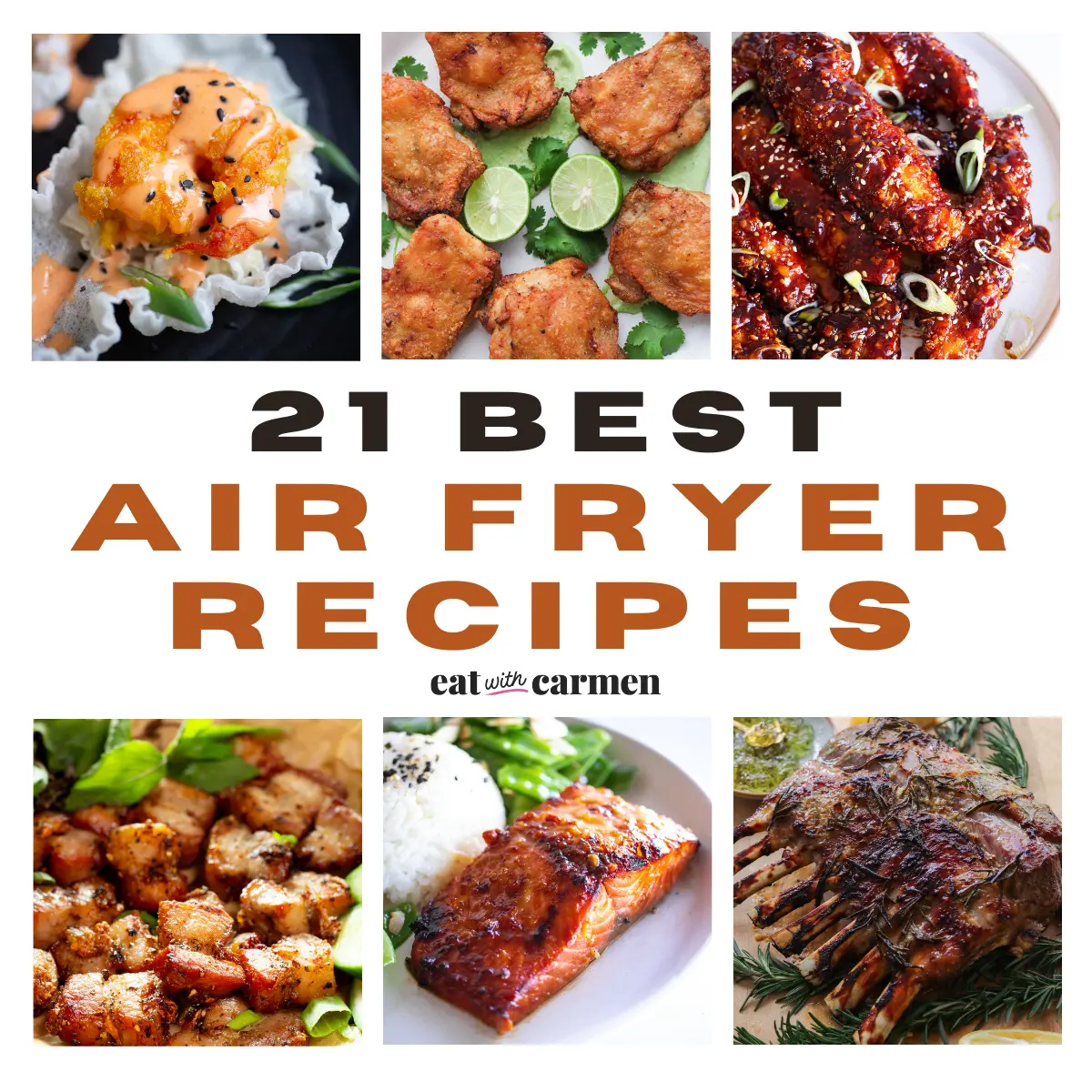 Blog post cover image for 21 Best Air Fryer Recipes