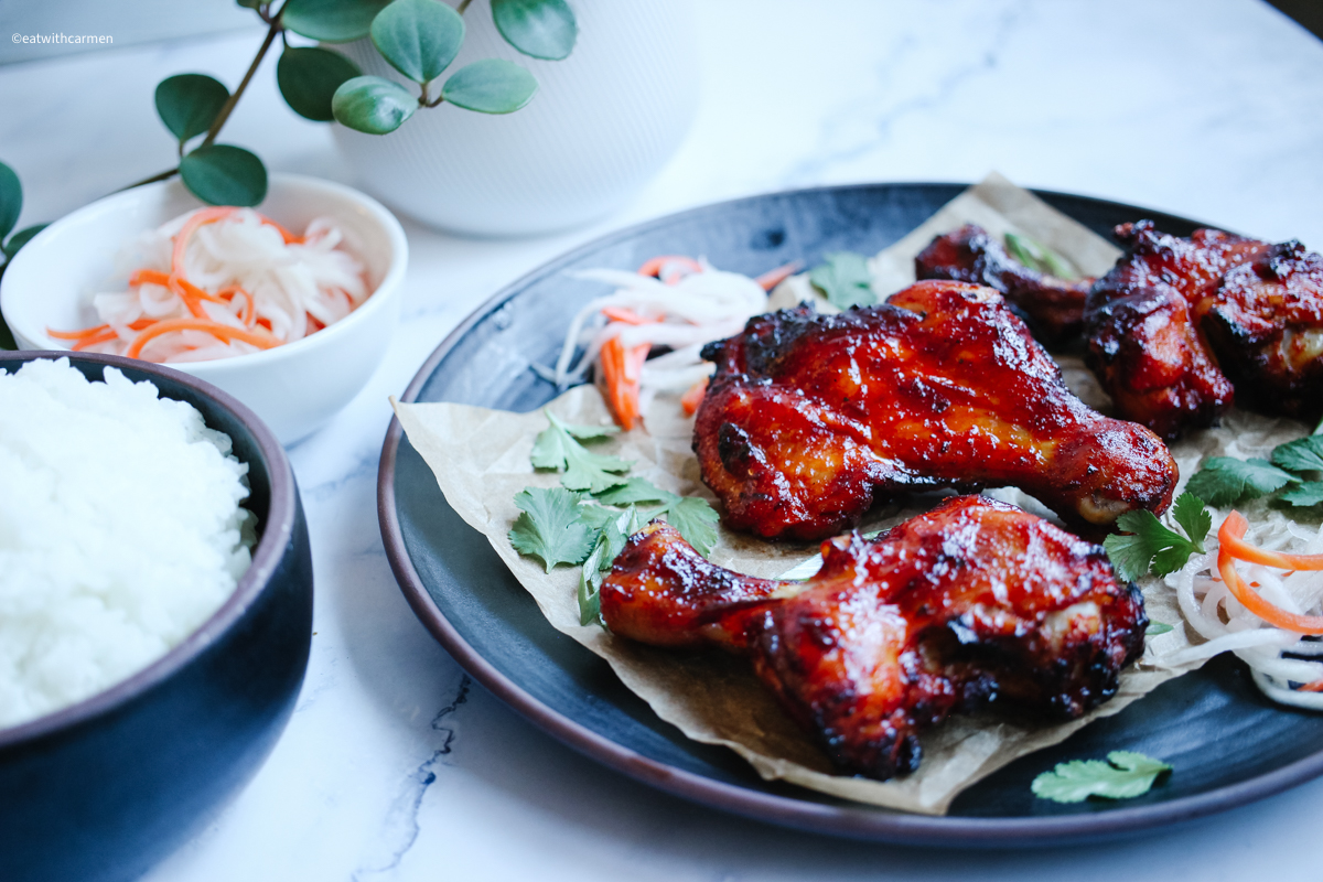 gochujang baked chicken drumsticks