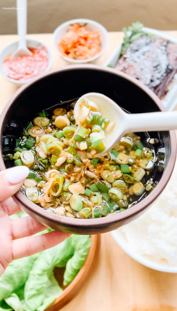 ginger scallion sauce