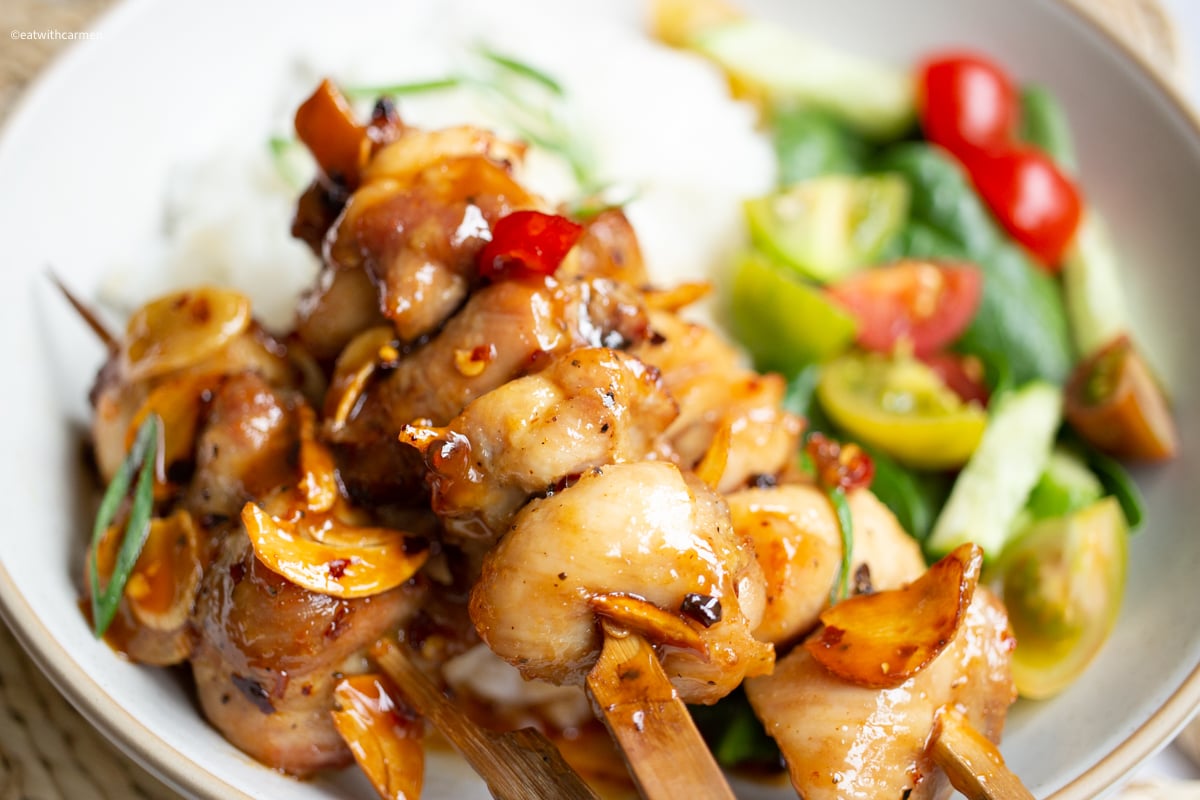 honey garlic chicken