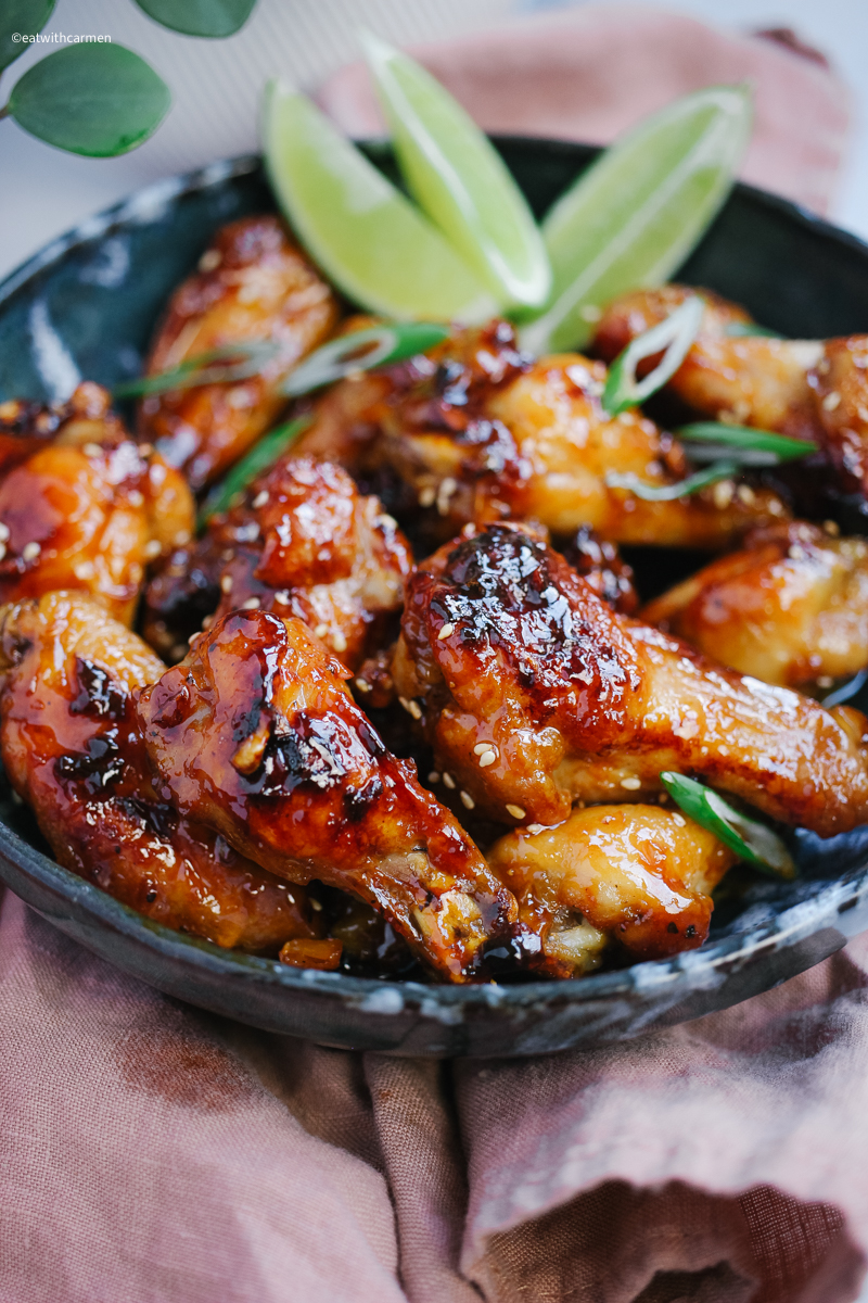 honey garlic chicken wings recipe