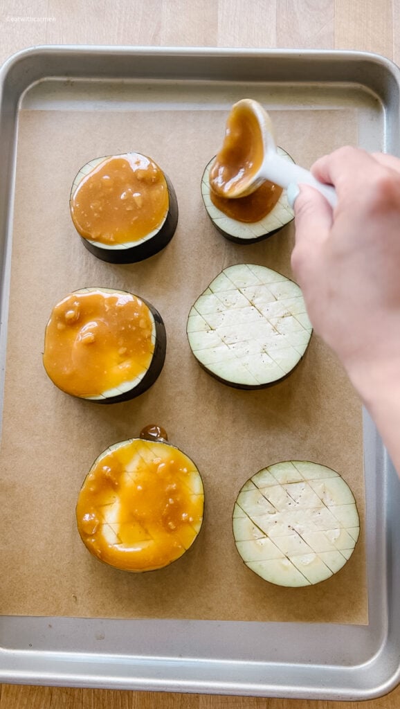 oven method for miso eggplant