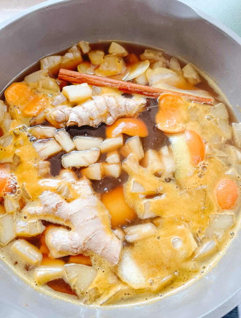pineapple glaze simmer 