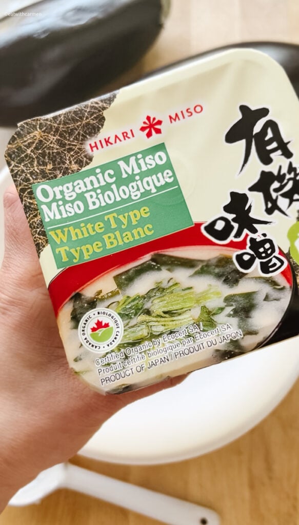 white miso for eggplant