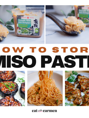 storing miso paste