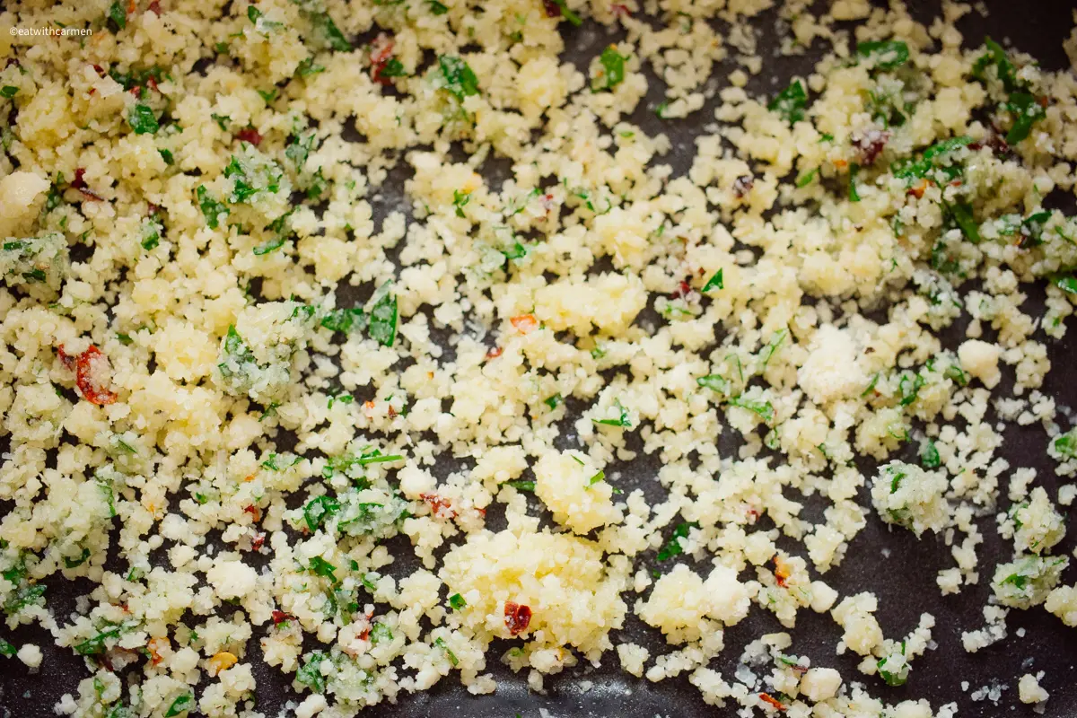 air fried cauliflower