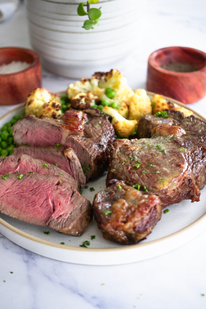 best air fryer ribeye steaks