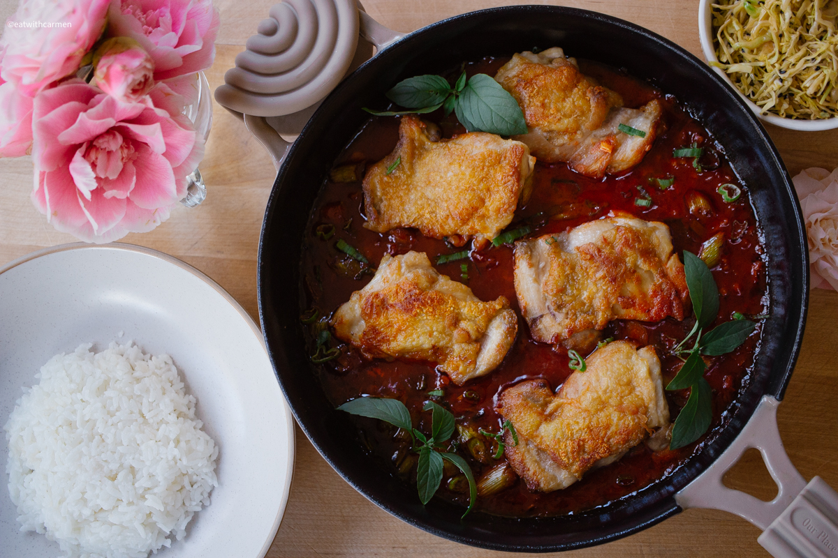 crispy chicken thighs