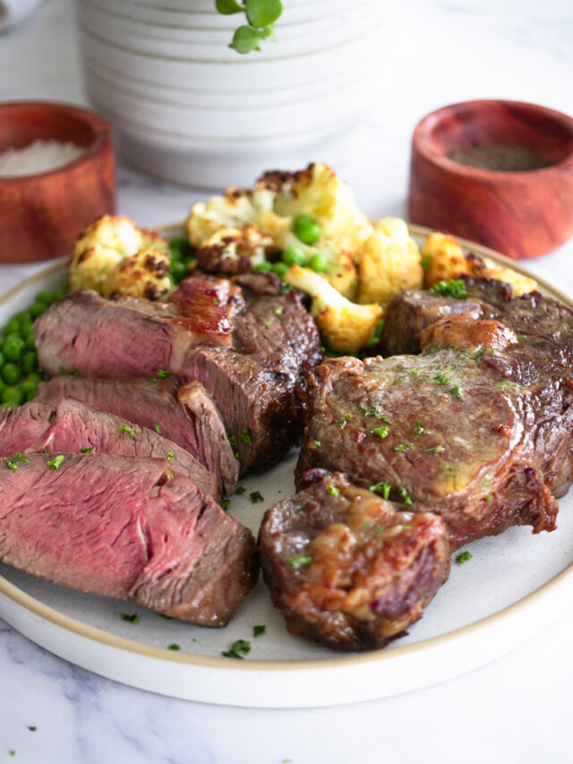 best air fryer ribeye steaks