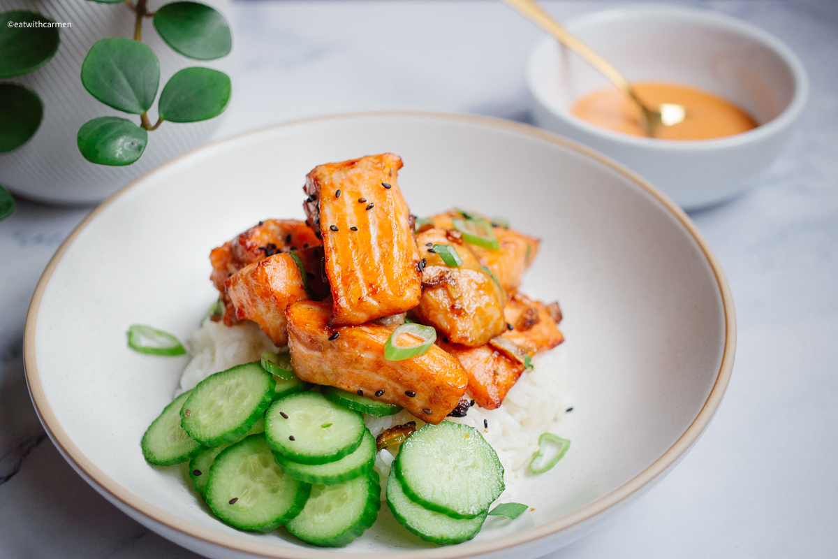 easy air fryer salmon steaks