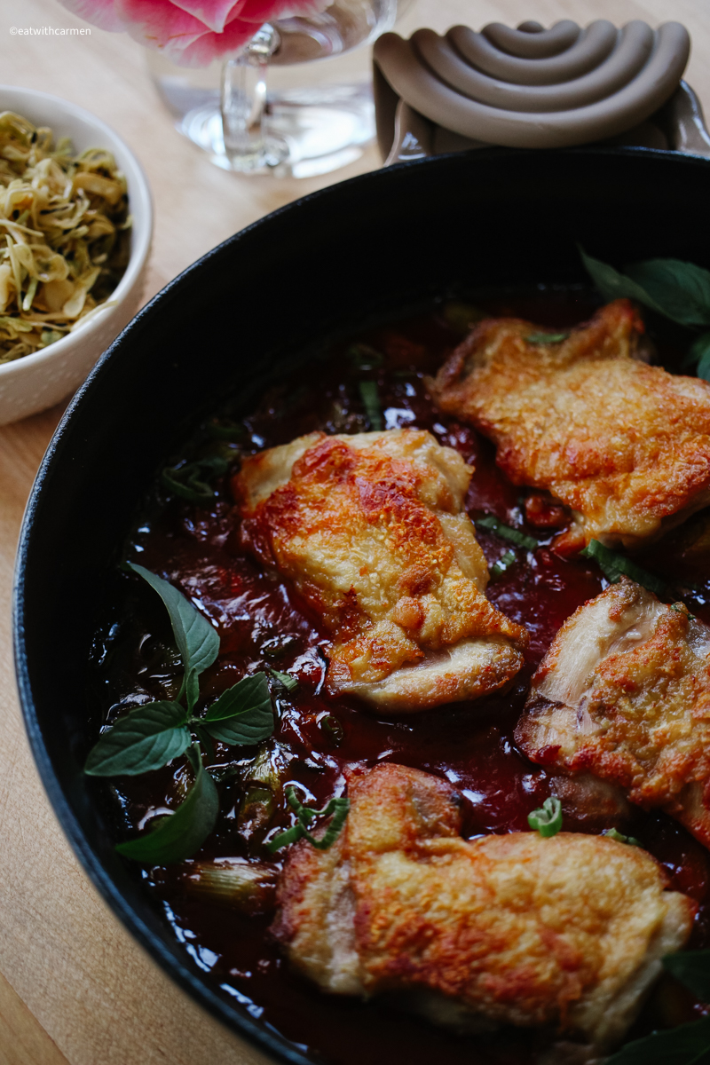 skillet chicken thighs