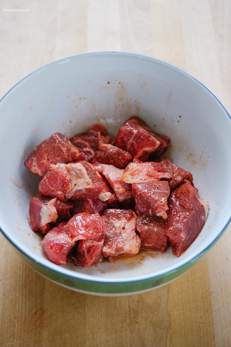 how to make air fryer steak bites