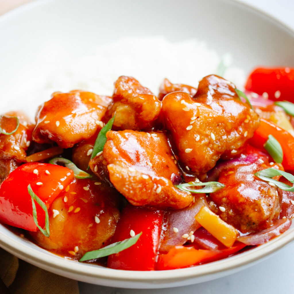 air fryer sweet and sour chicken