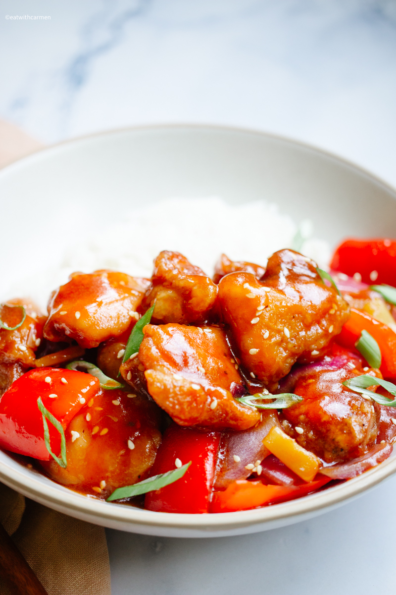 air fryer sweet sour chicken