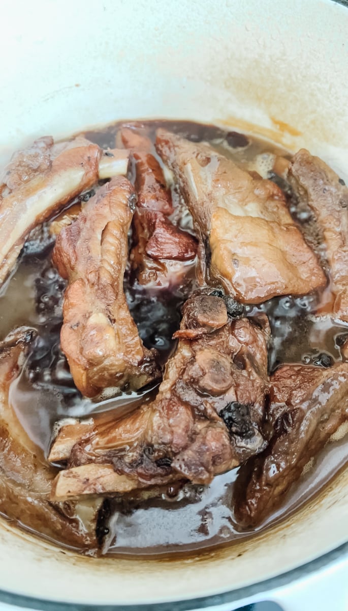 braised pork ribs