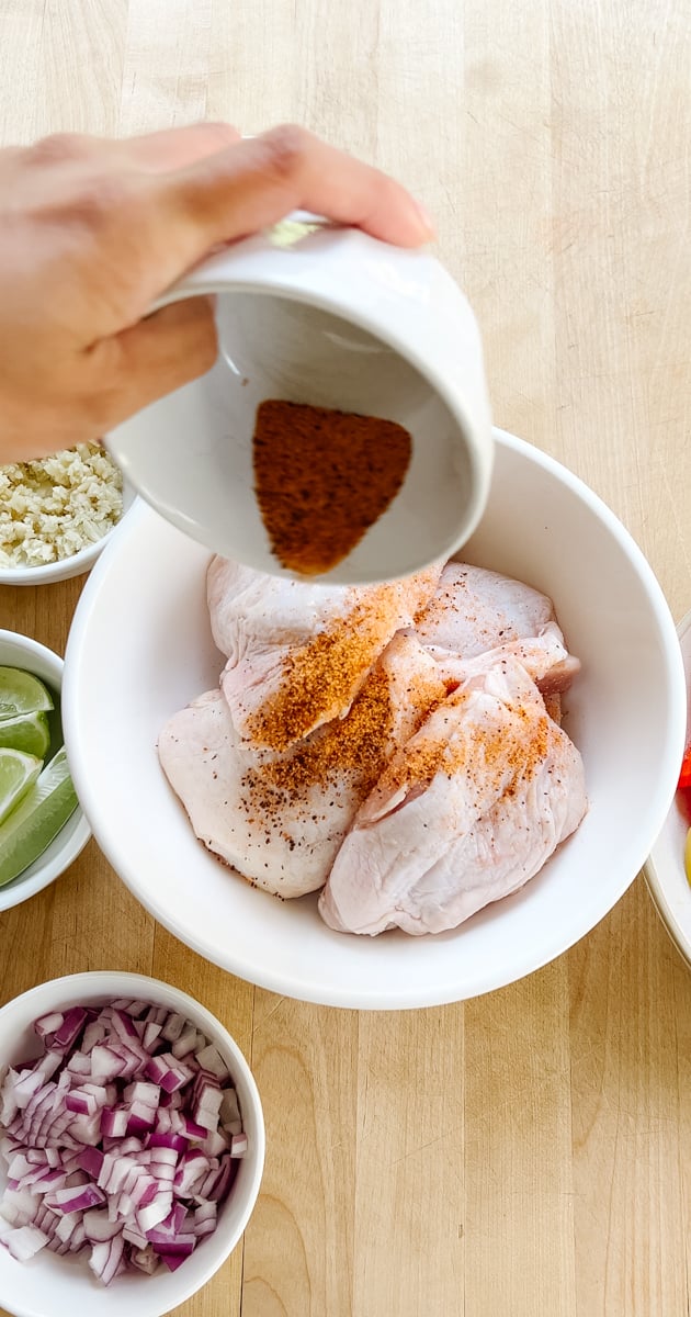 season your chicken
