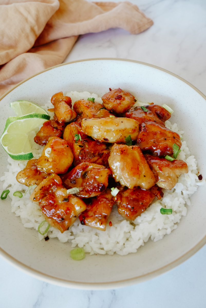 honey garlic chicken thighs