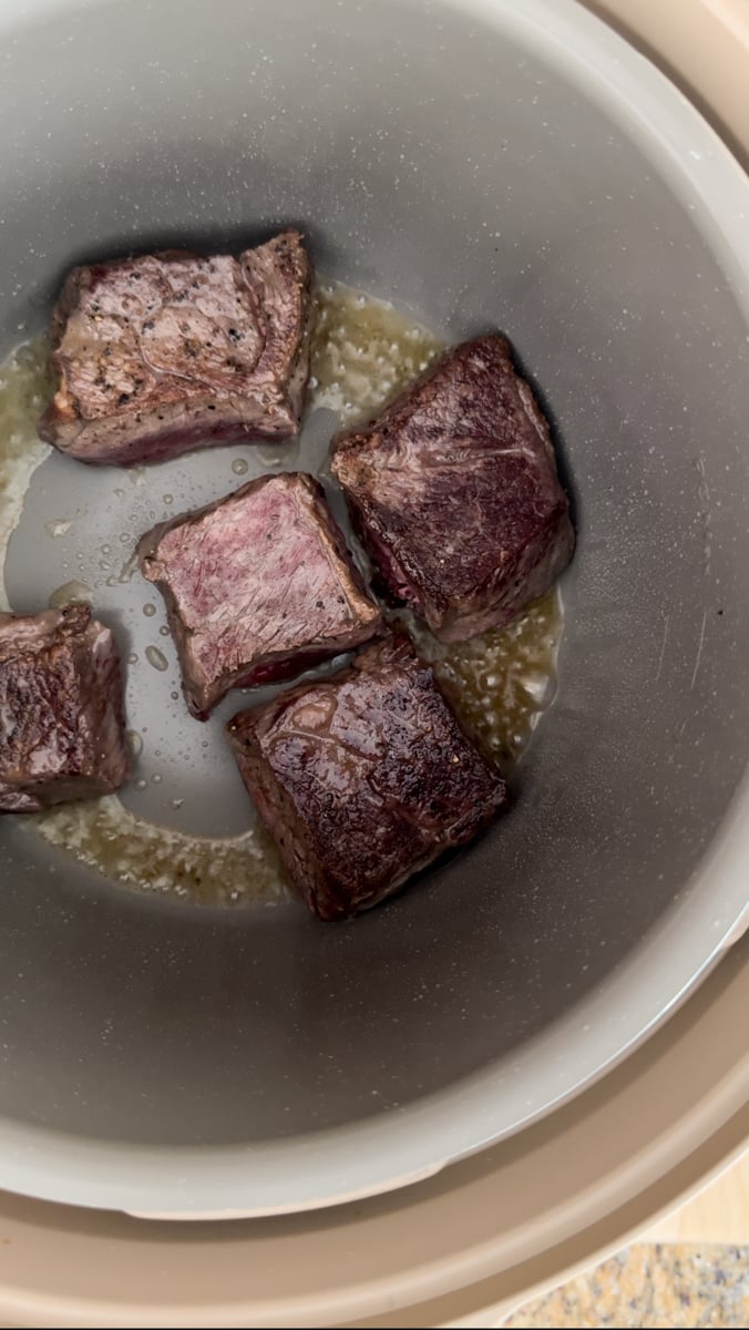 sear the short ribs cola braised short ribs the bear