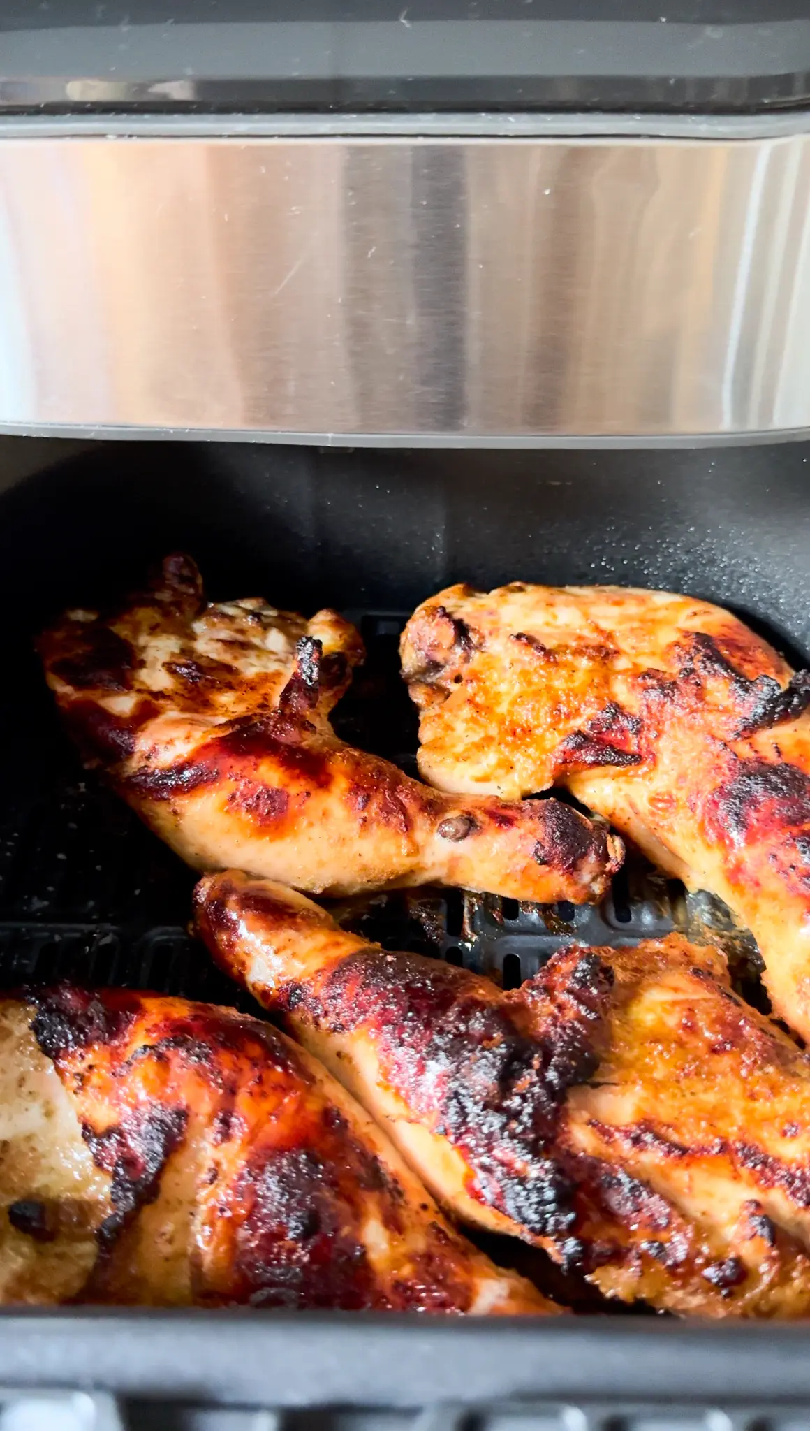 Kalbi chicken legs recipe cooked in air fryer