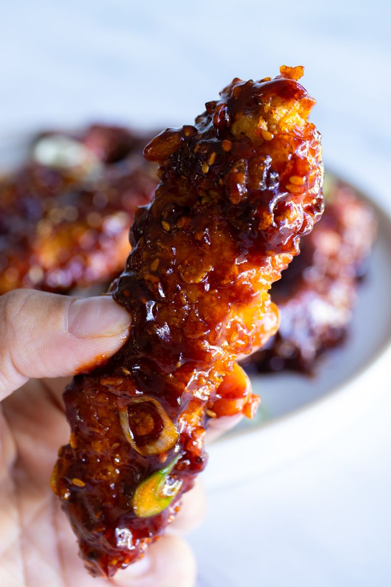korean fried chicken in air fryer