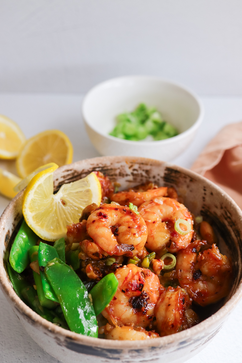 stir fry with prawns