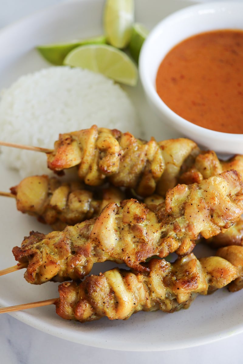 air fryer chicken satay