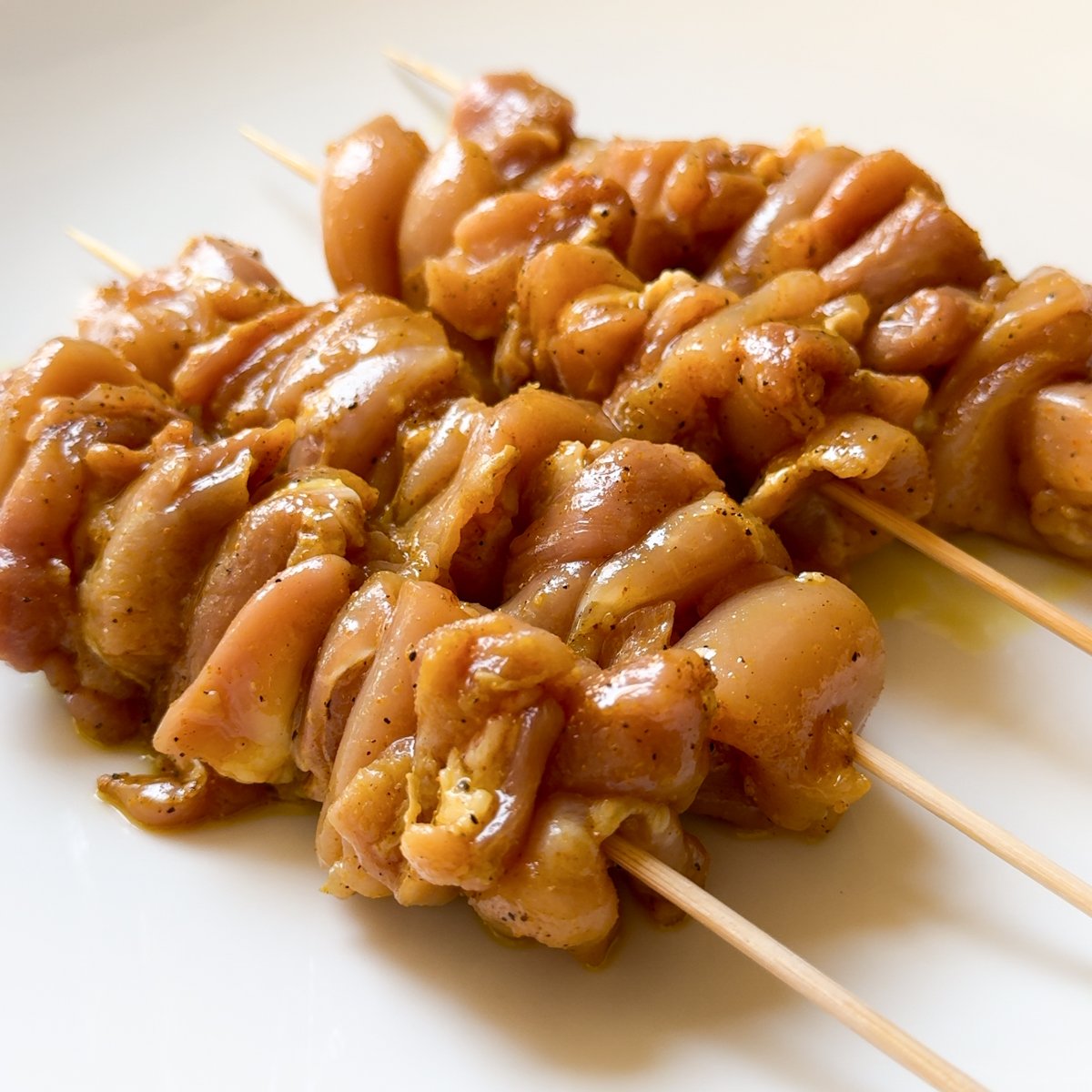 chicken satay skewer