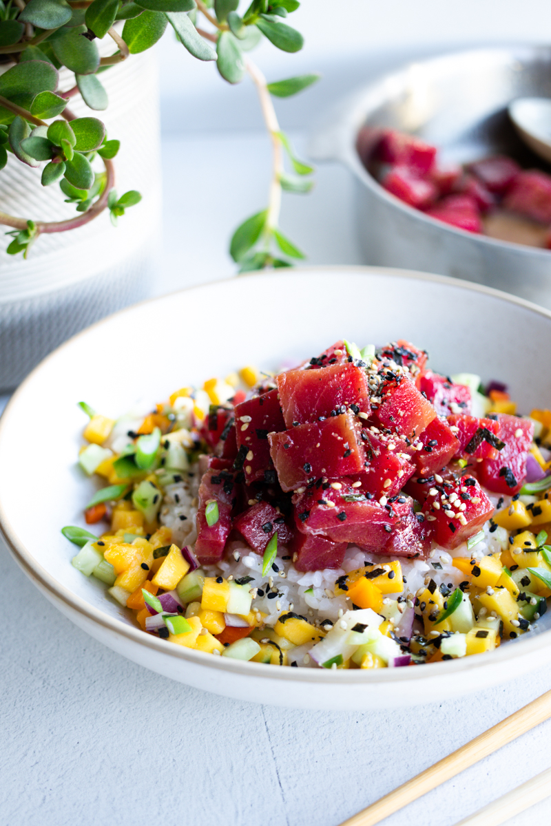 tuna poke bowl recipe