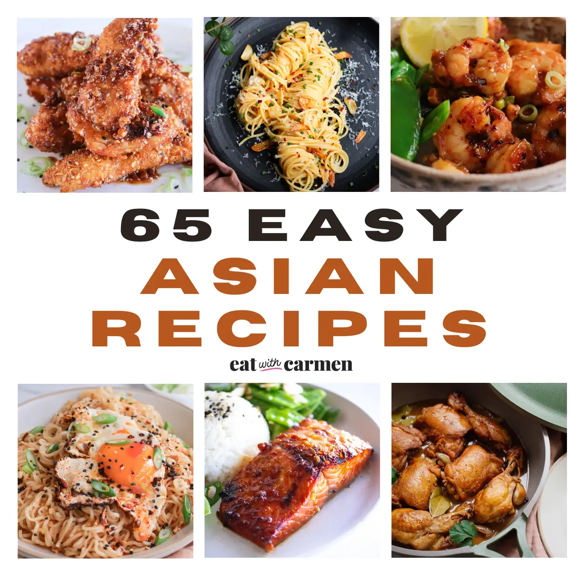 Blog post cover image for 65 Easy Asian Recipes