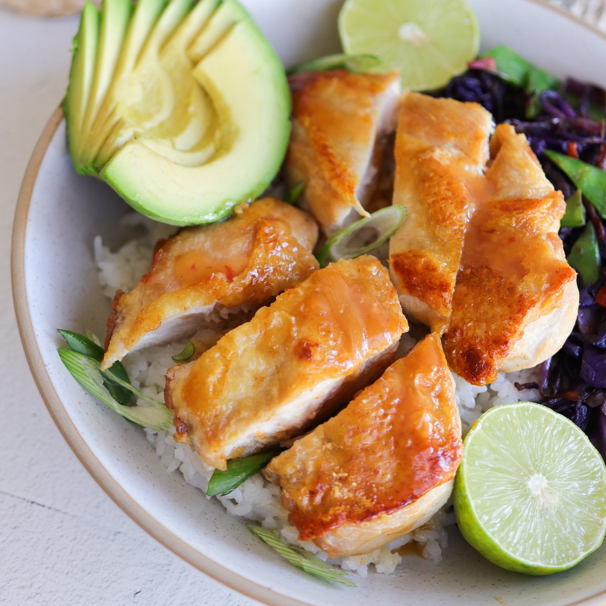 best asian chicken rice bowl