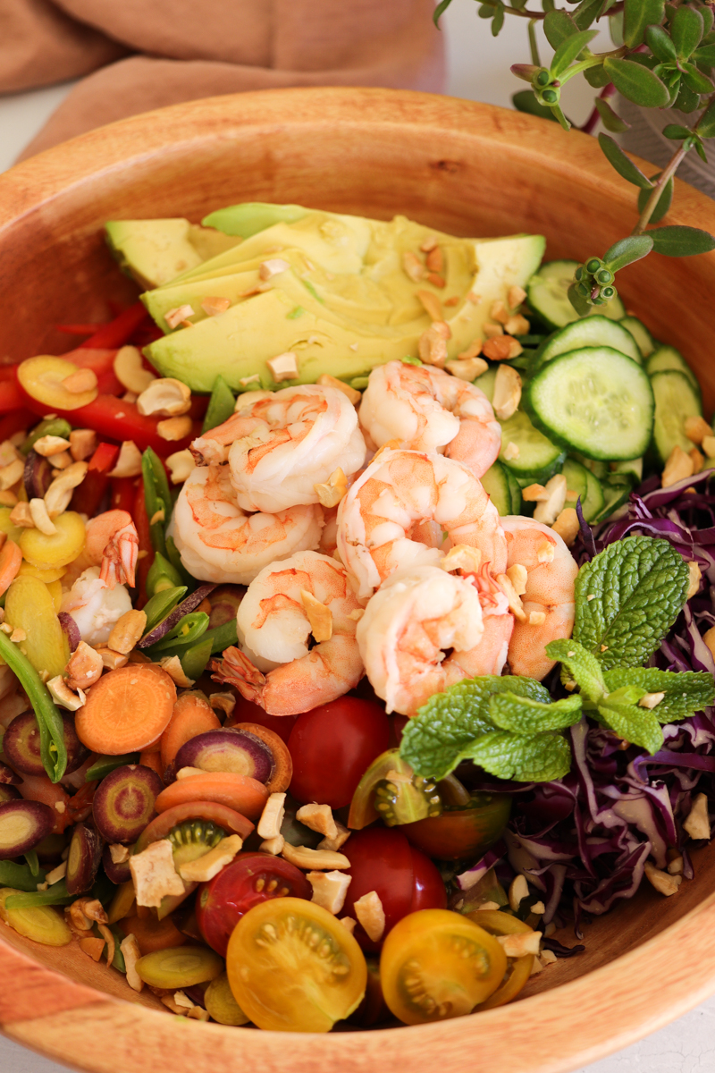 easy spring roll salad