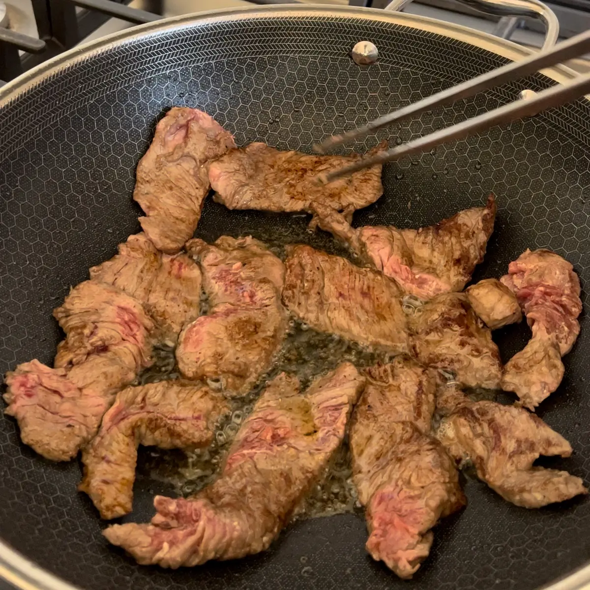 Mongolian Beef Cooked on stove top