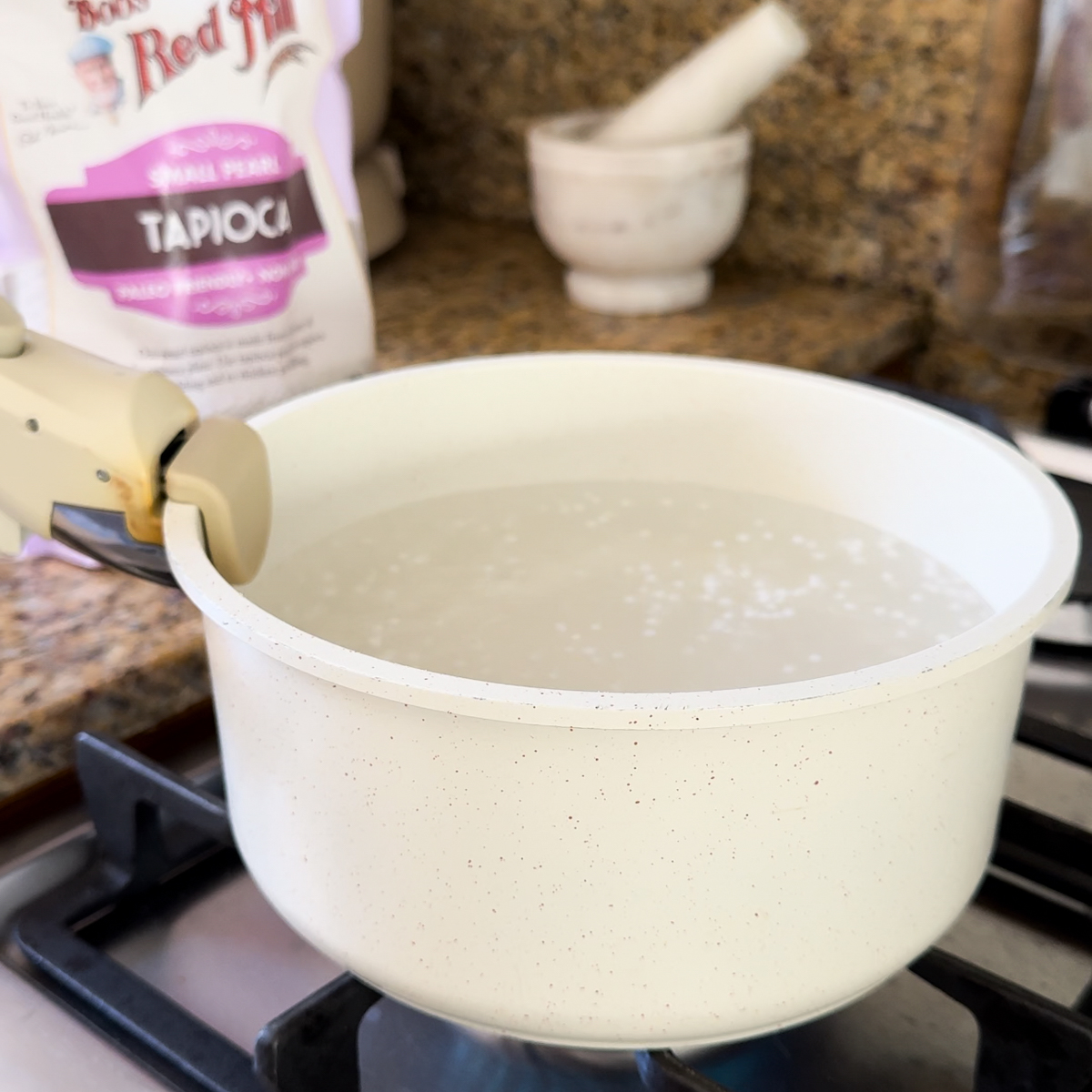 boil sago pearls