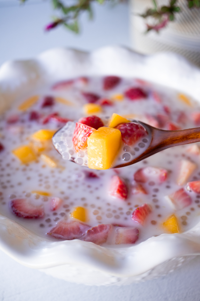 strawberry tapioca mangosago