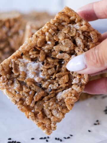 best black sesame rice krispies