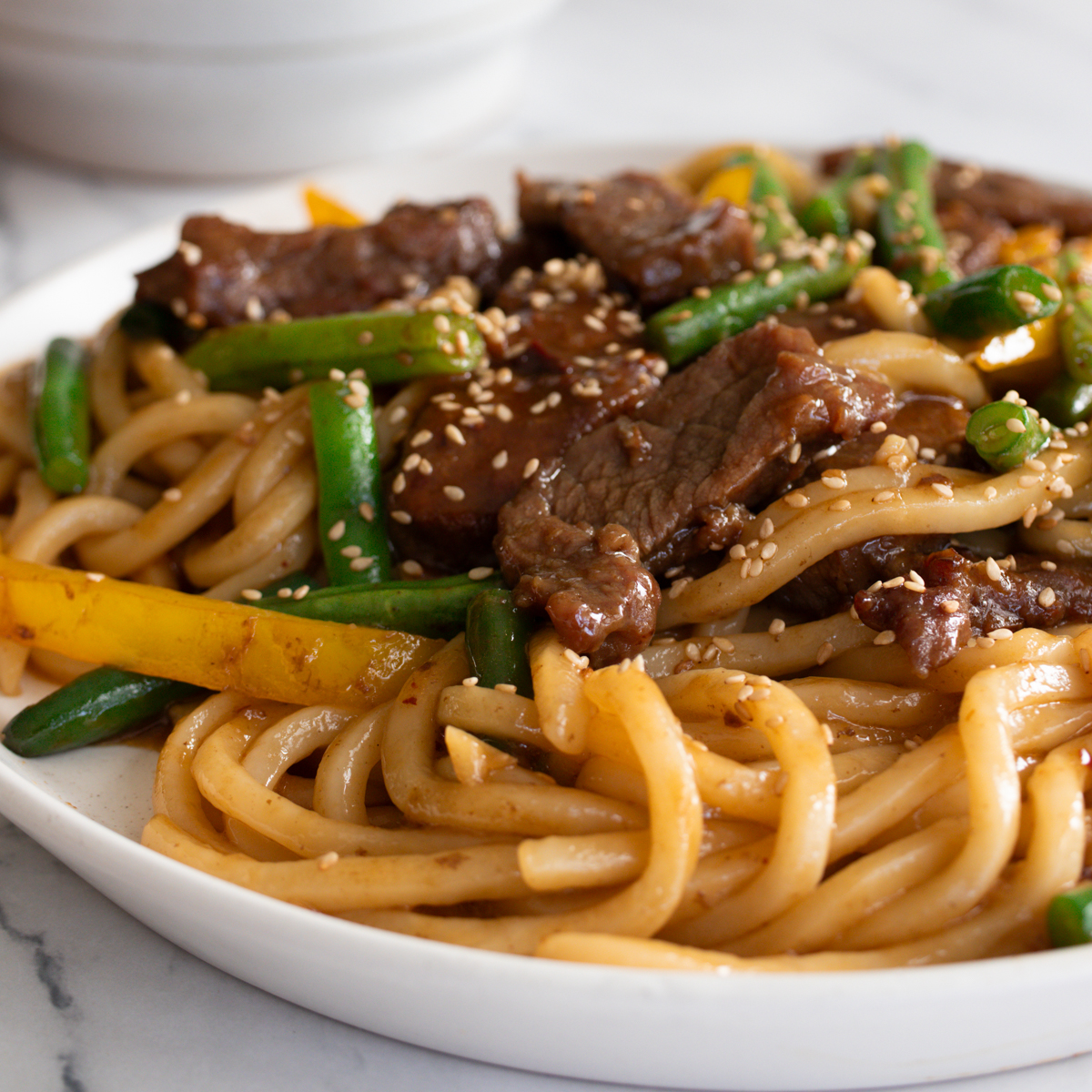 best beef stir fry with udon noodles