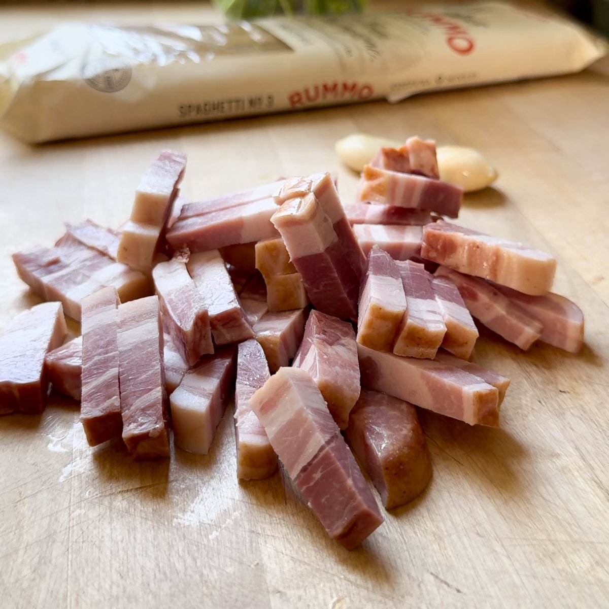 miso carbonara pancetta