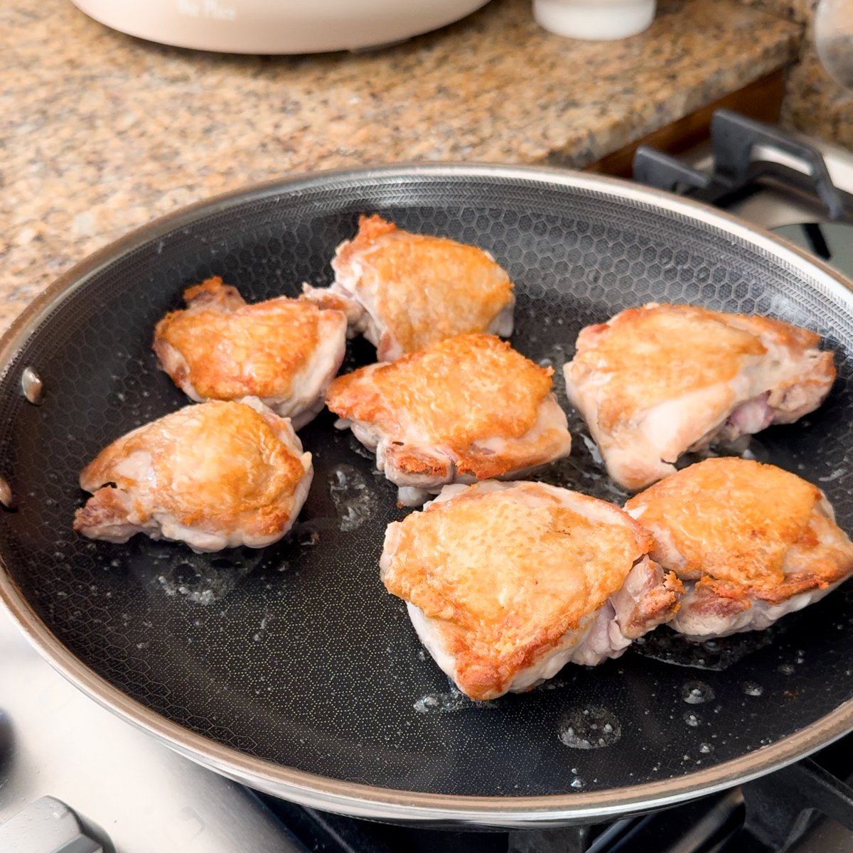 pan fry the hoisin chicken