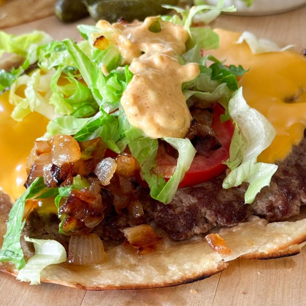 best smash burger tacos